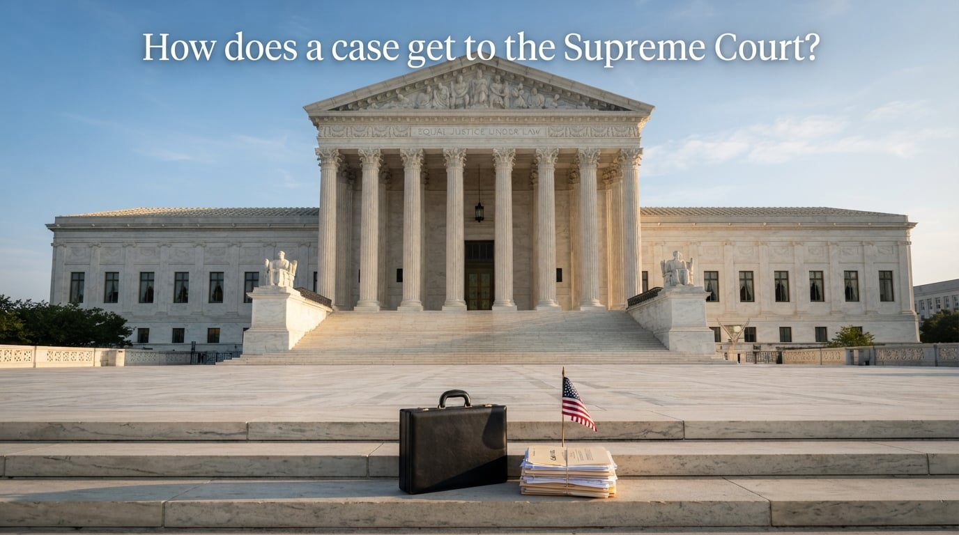 How does a case get to the Supreme Court?