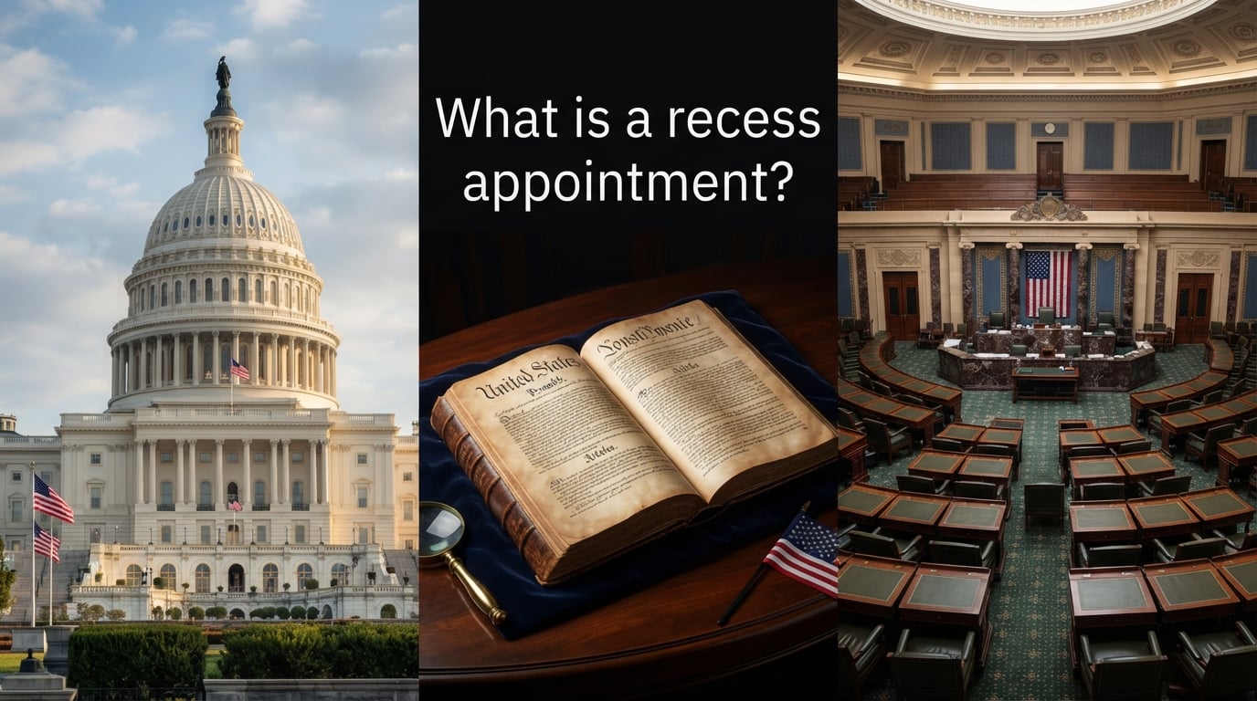 What is a recess appointment?