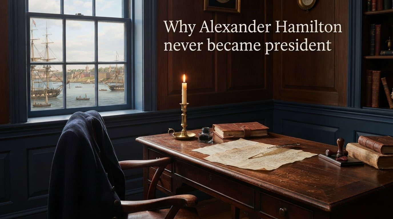 Why Alexander Hamilton never became president