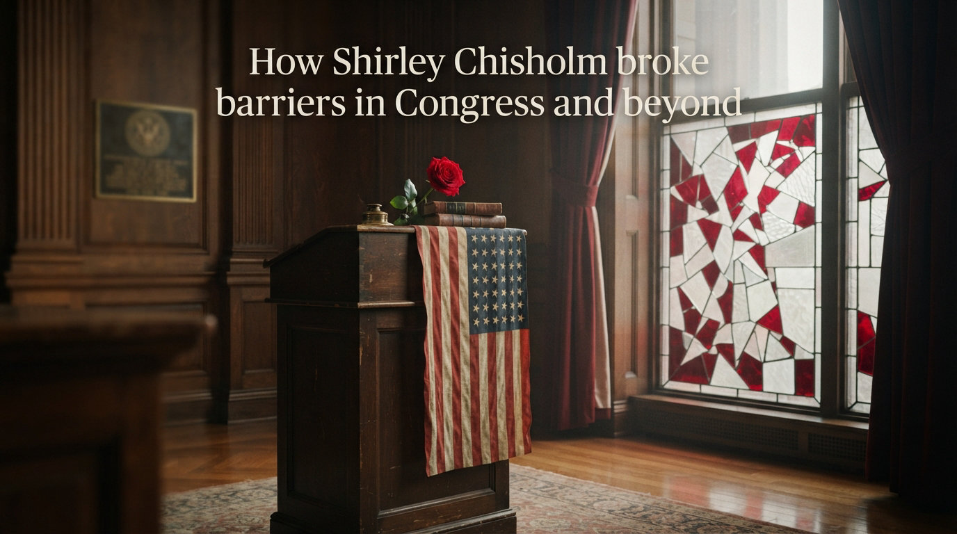 How Shirley Chisholm broke barriers in Congress and beyond