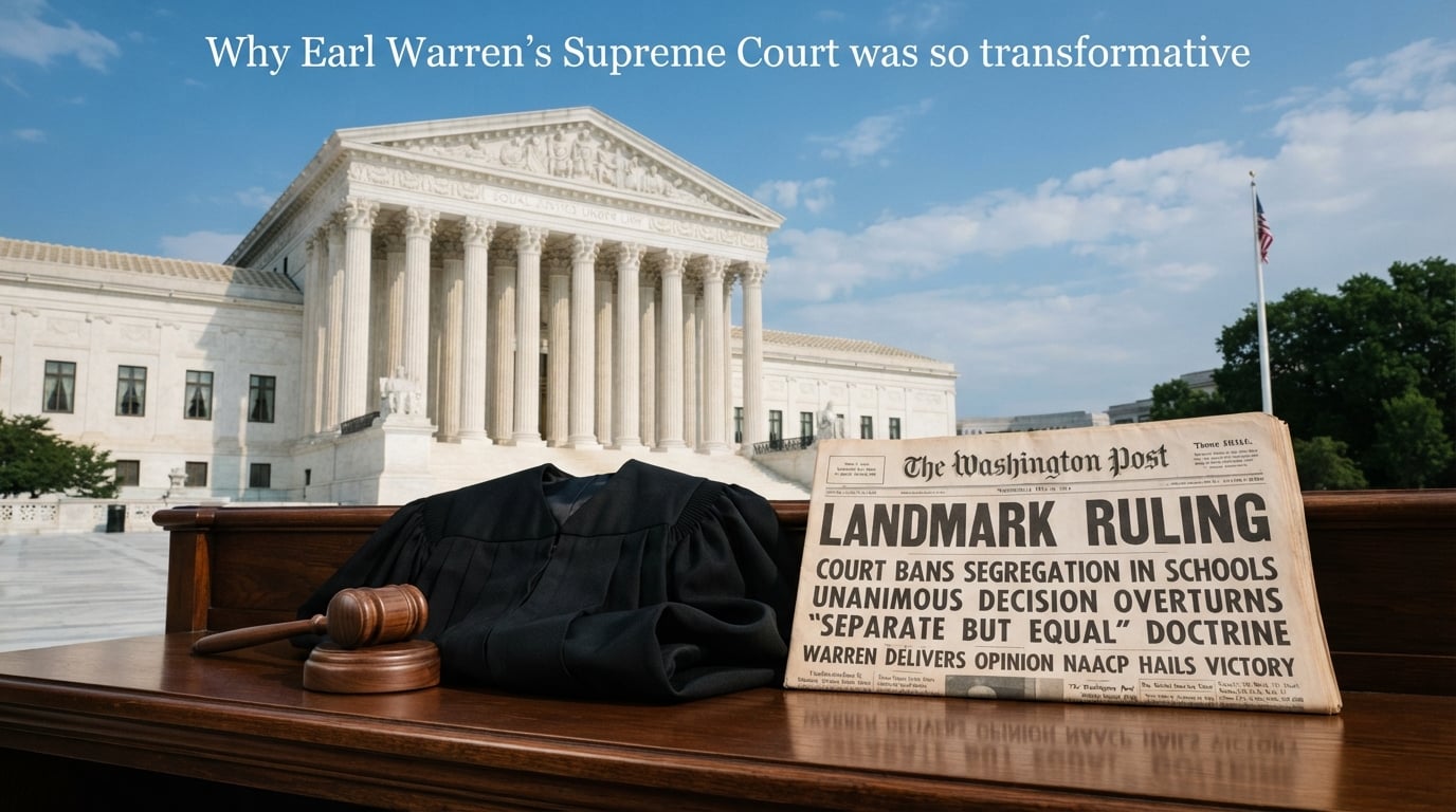 Why Earl Warren's Supreme Court was so transformative