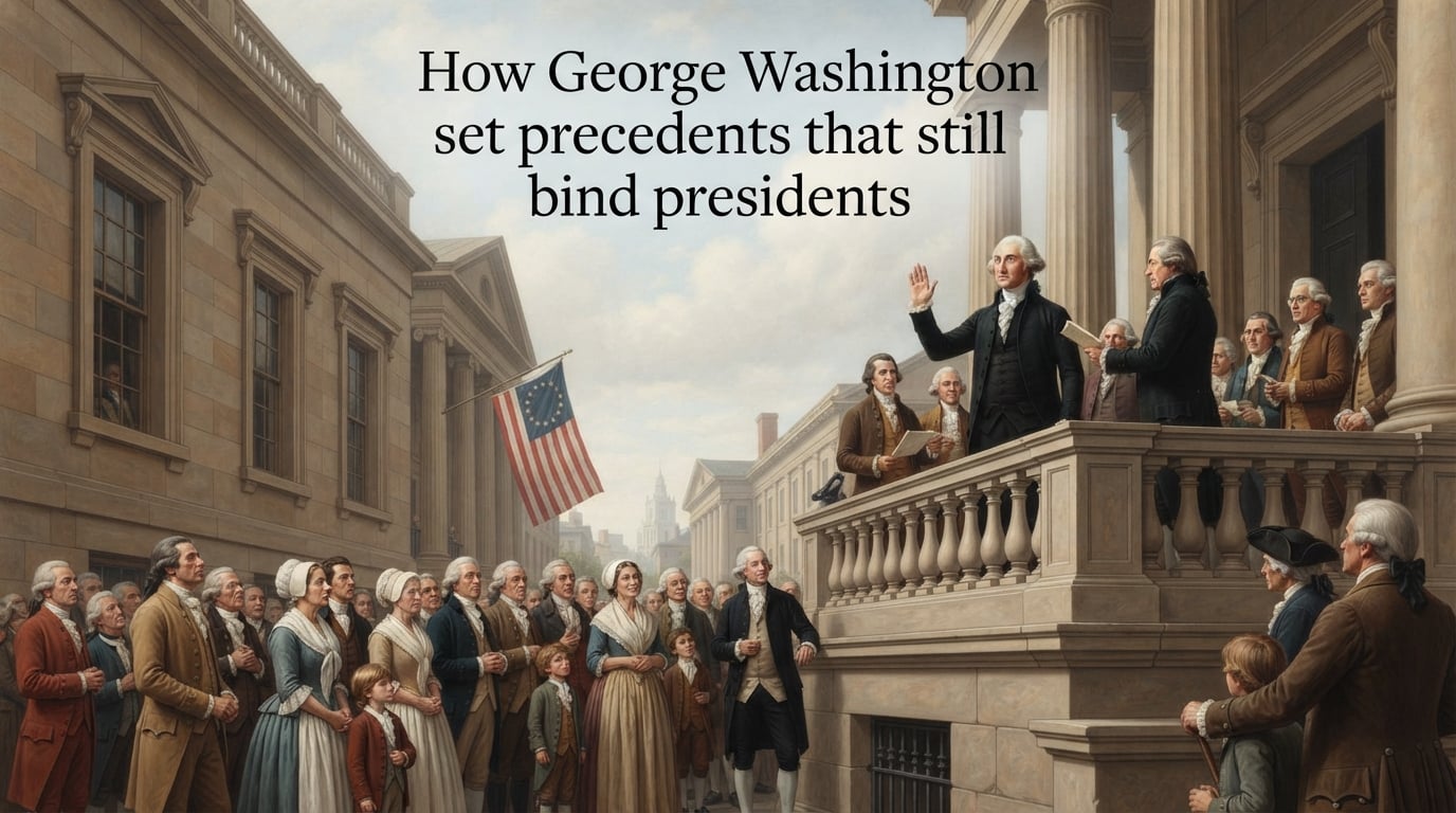 How George Washington set precedents that still bind presidents