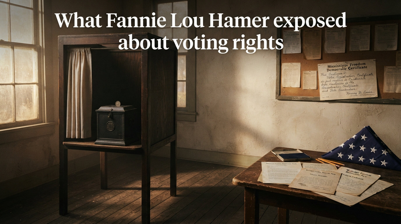 What Fannie Lou Hamer exposed about voting rights