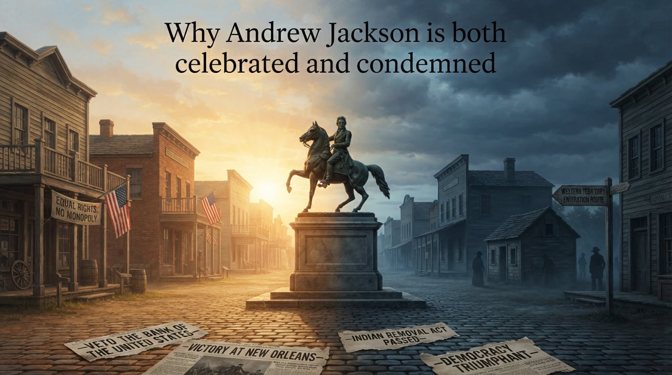 Why Andrew Jackson is both celebrated and condemned