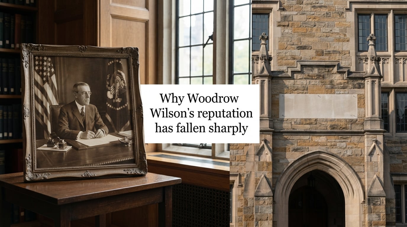 Why Woodrow Wilson's reputation has fallen sharply