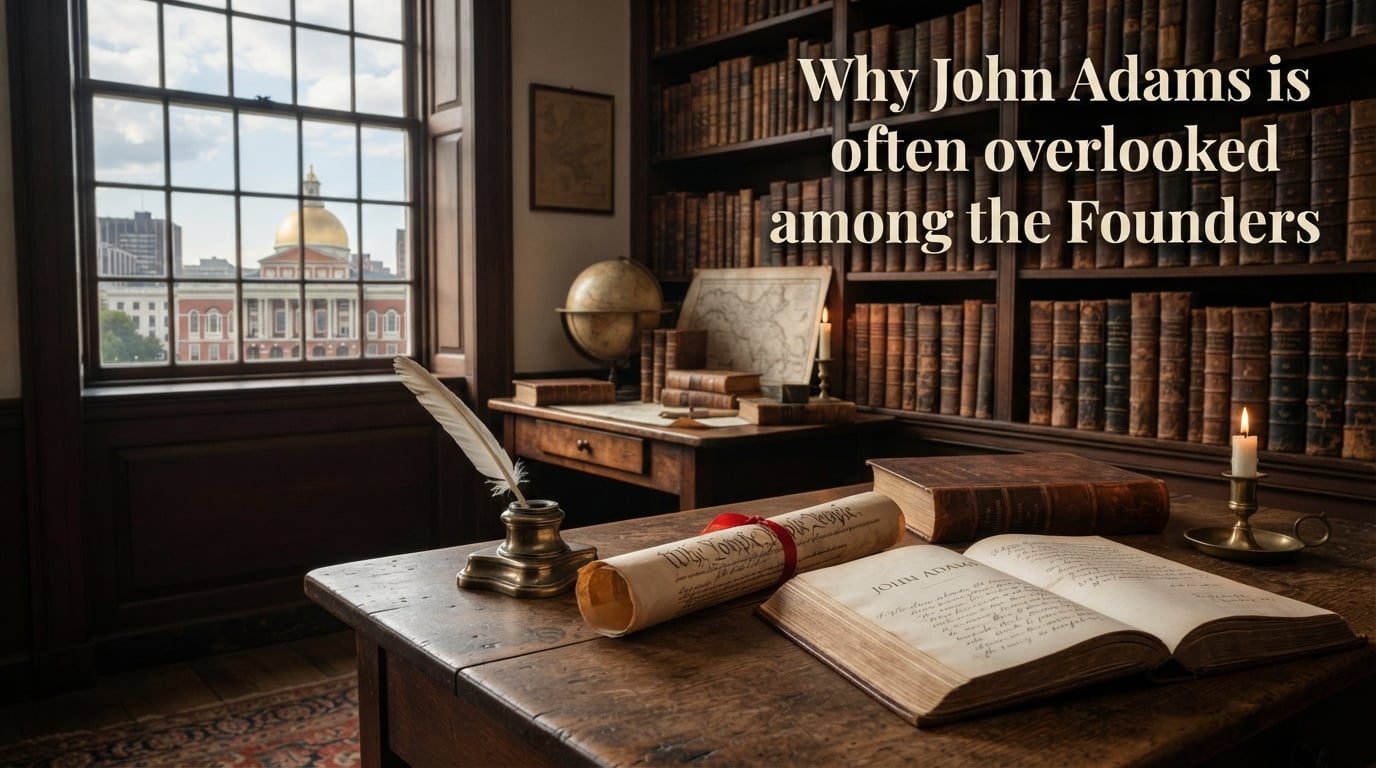 Why John Adams is often overlooked among the Founders