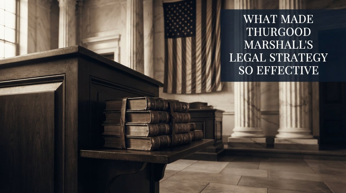 What made Thurgood Marshall's legal strategy so effective