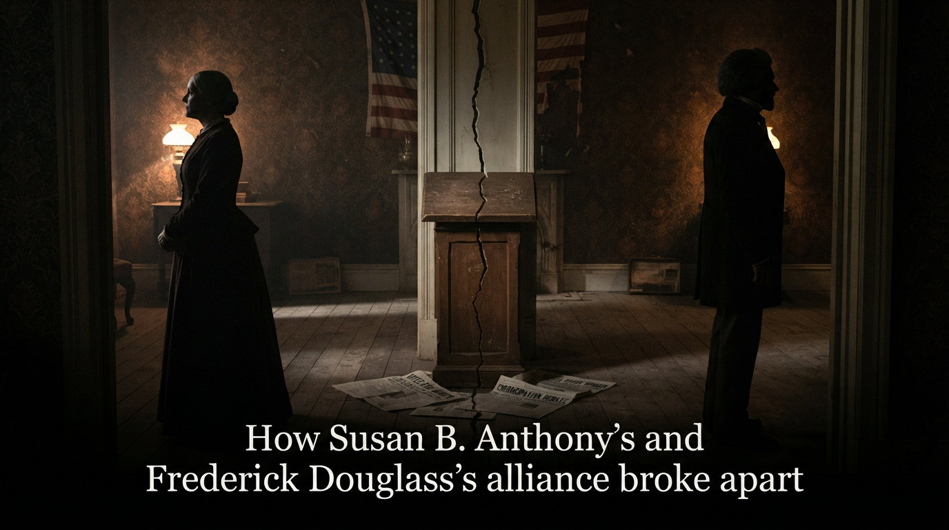 How Susan B. Anthony's and Frederick Douglass's alliance broke apart