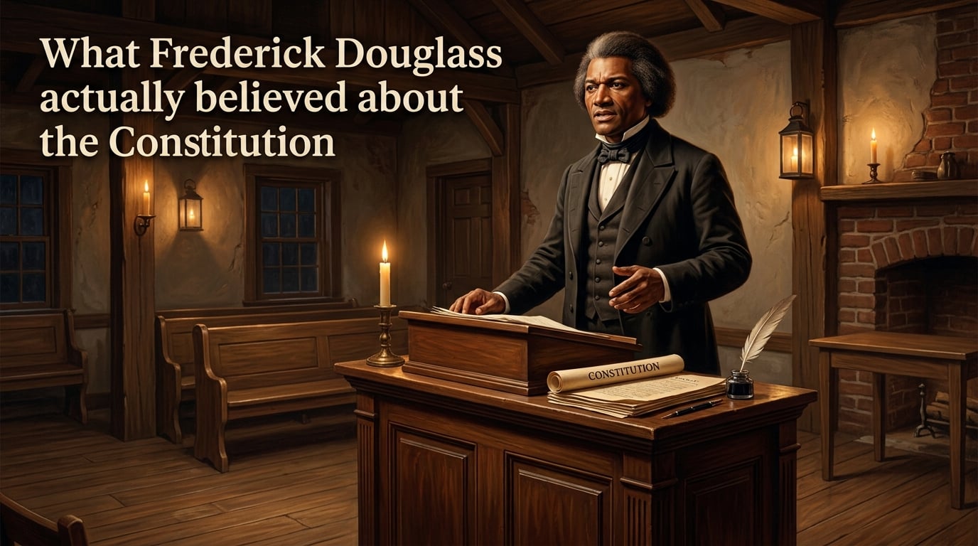 What Frederick Douglass actually believed about the Constitution