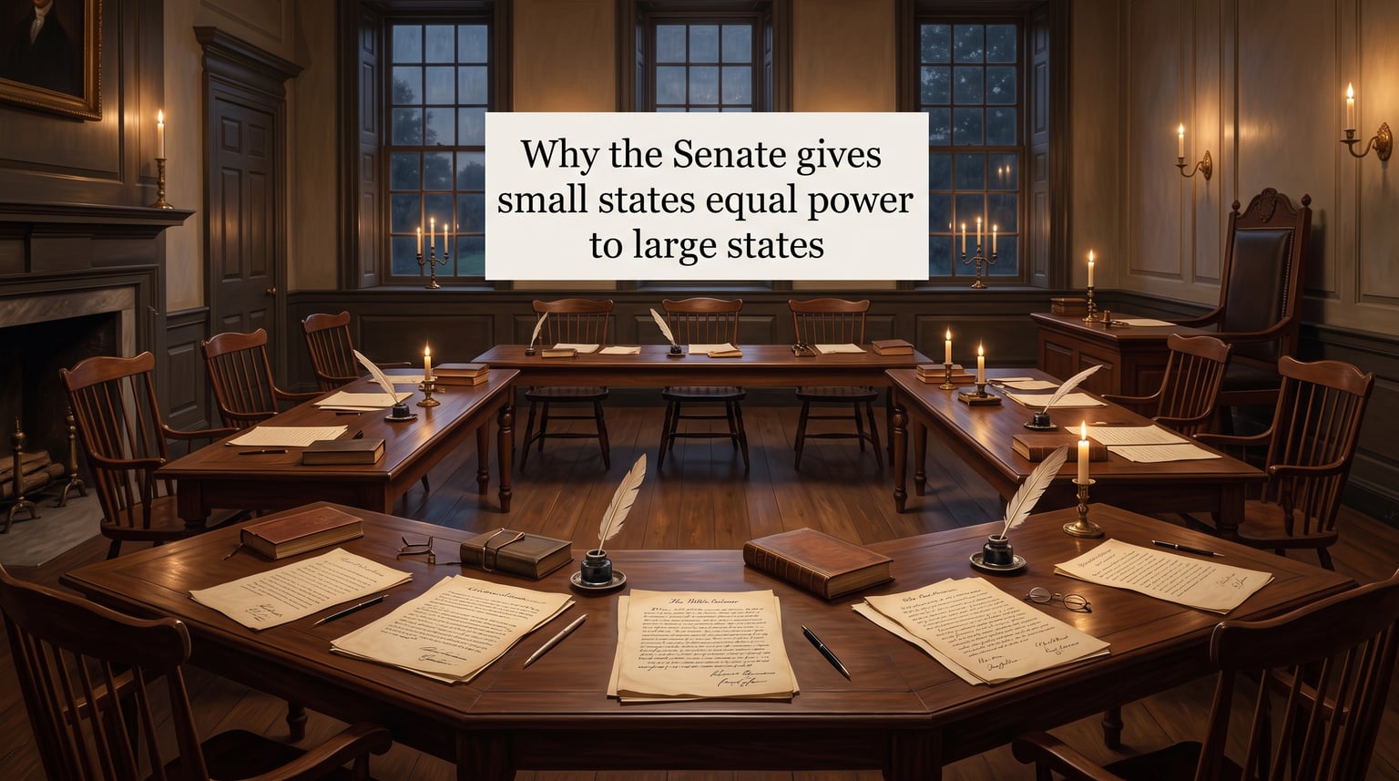 Why the Senate gives small states equal power to large states