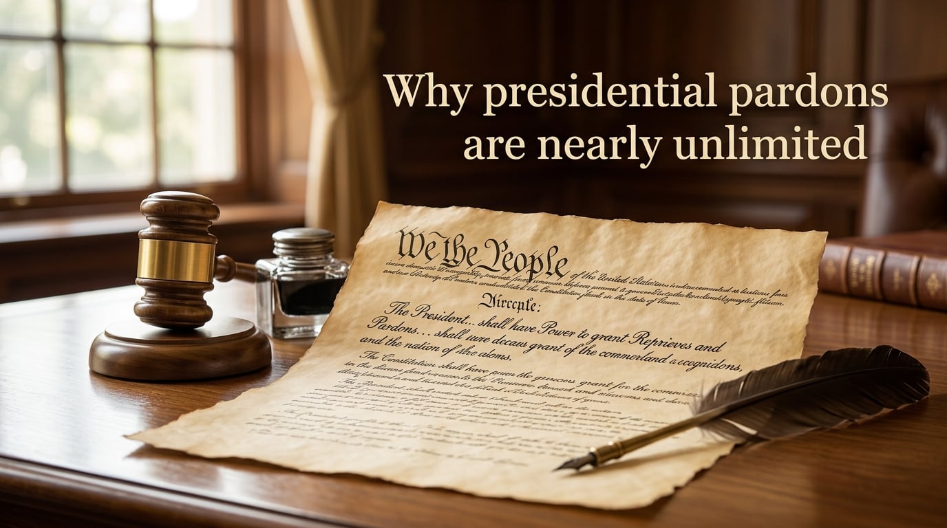 Why presidential pardons are nearly unlimited