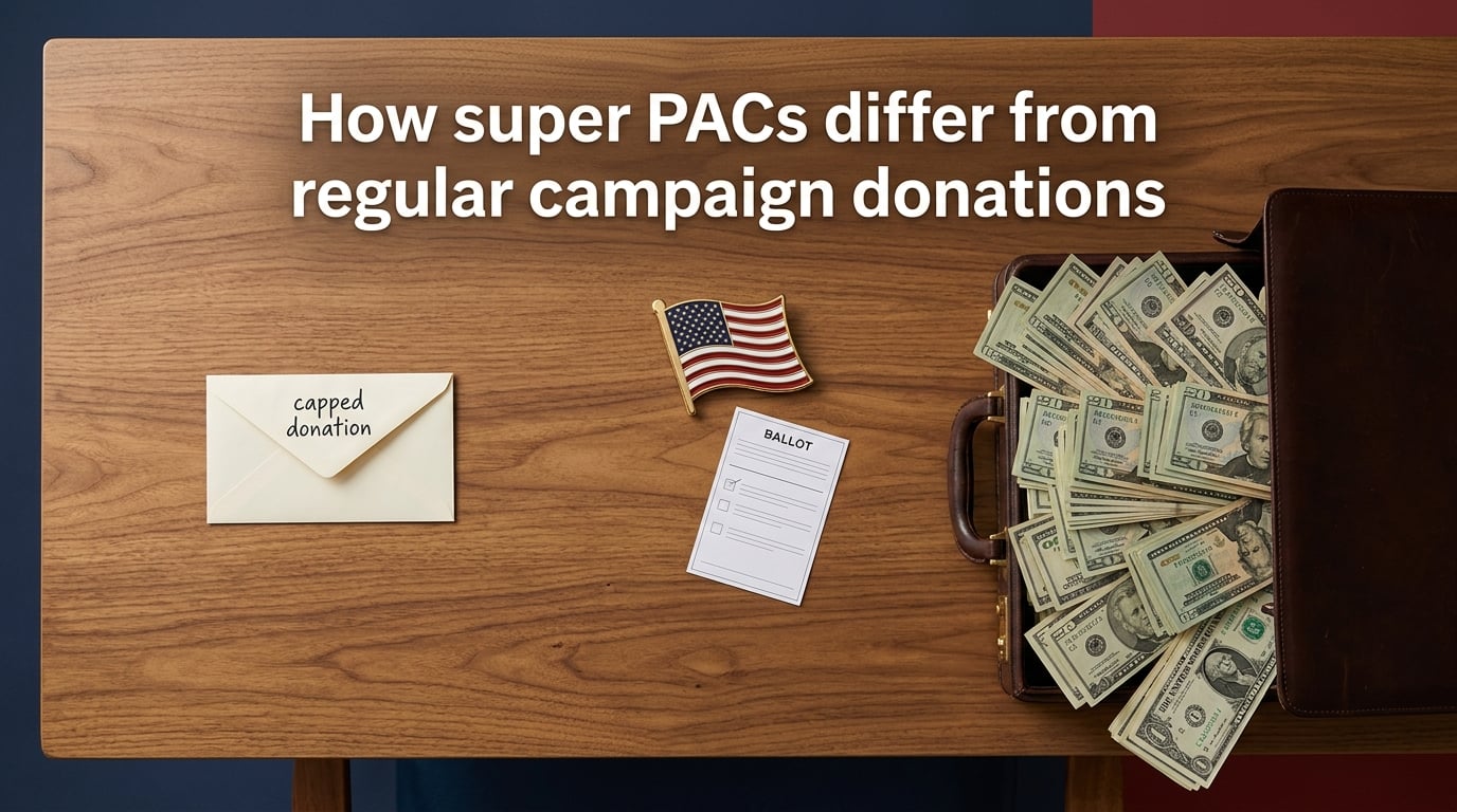 How super PACs differ from regular campaign donations