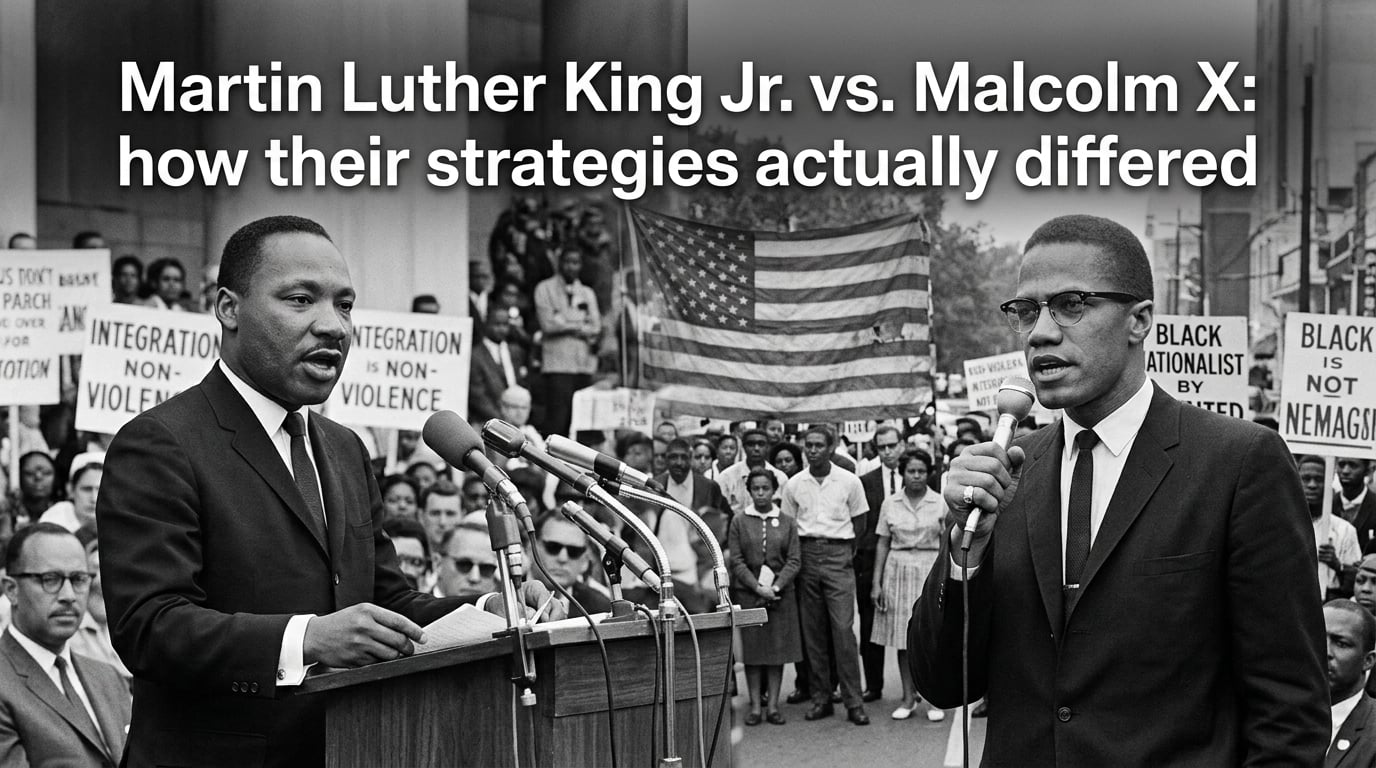 Martin Luther King Jr. vs. Malcolm X: how their strategies actually differed