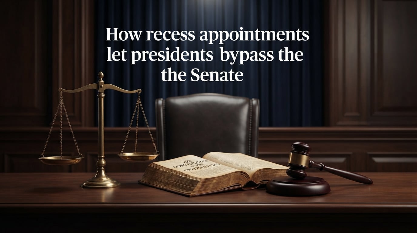 How recess appointments let presidents bypass the Senate