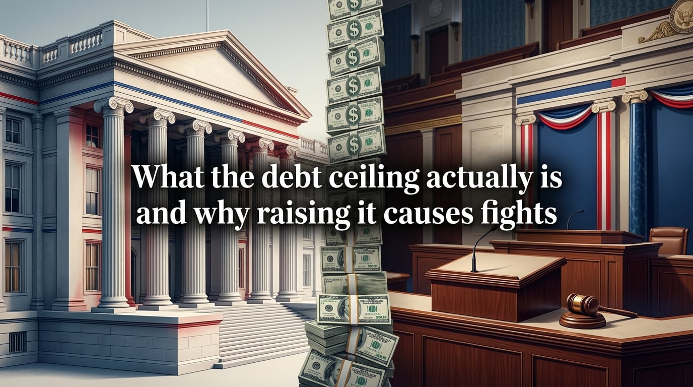 What the debt ceiling actually is and why raising it causes fights