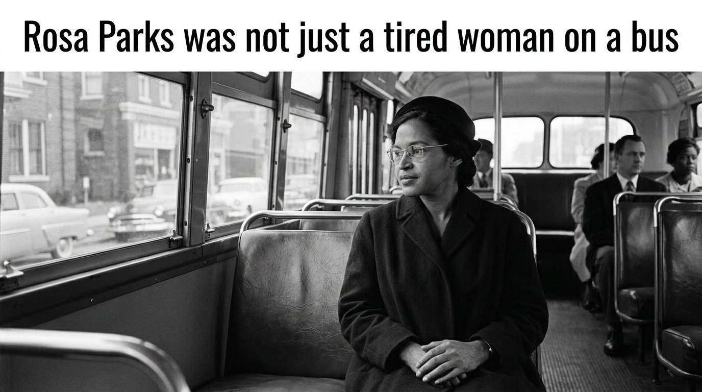Why Rosa Parks was not just a tired woman on a bus