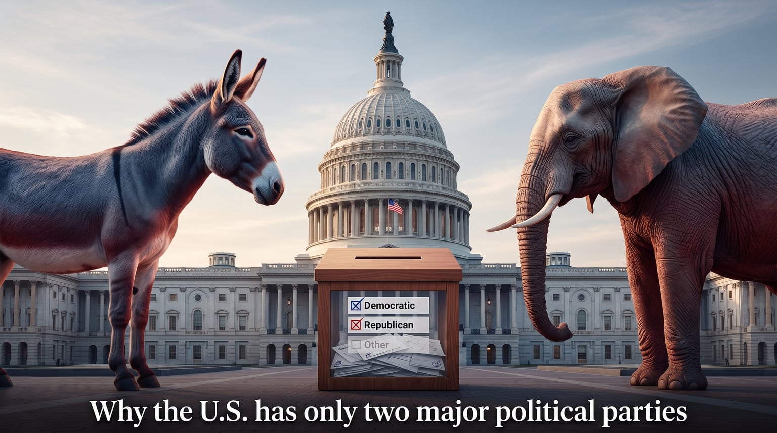 Why the U.S. has only two major political parties