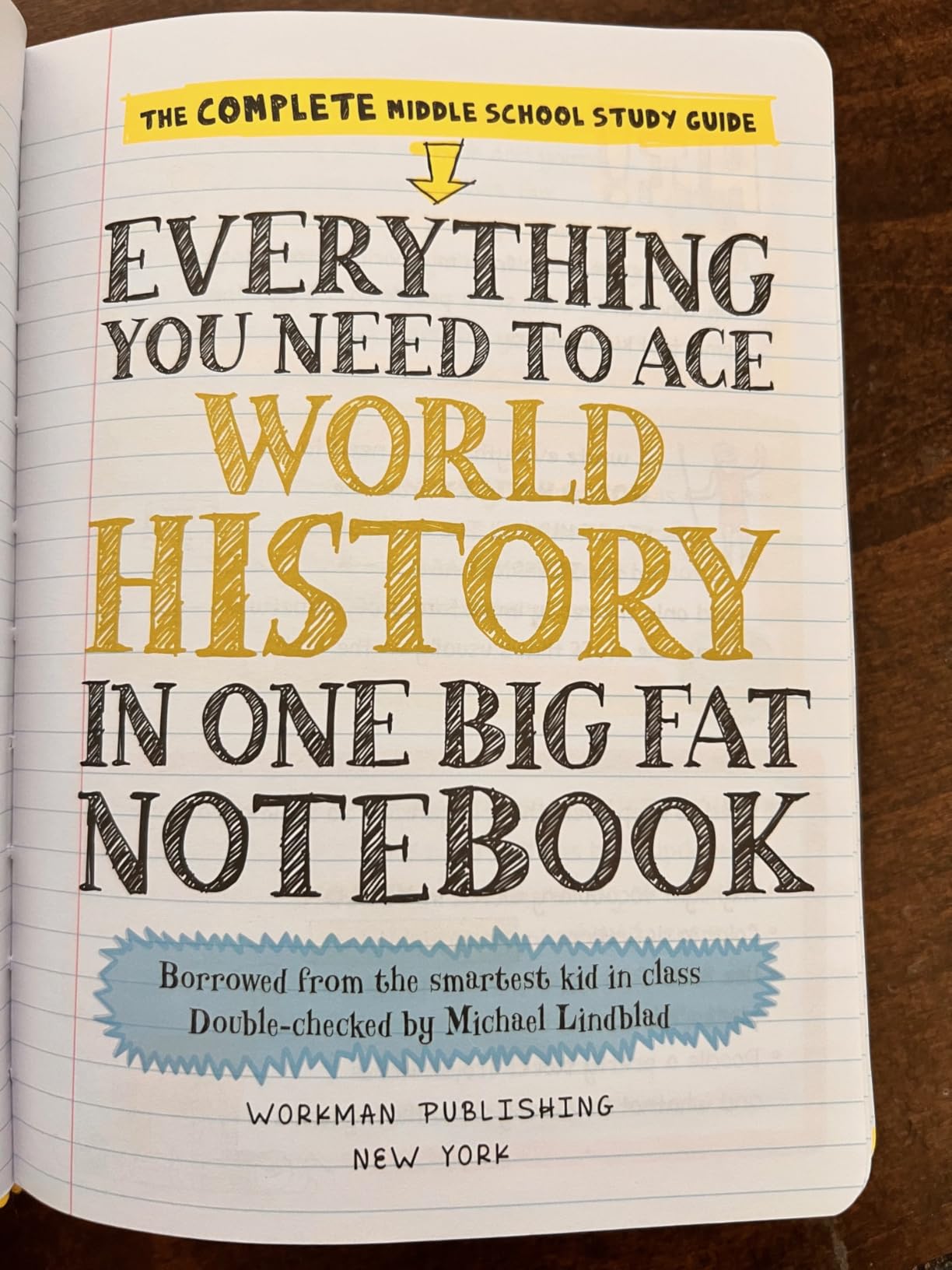 Everything You Need to Ace World History in One Big Fat Notebook, 2nd Edition: The Complete Middle School Study Guide customer photo 1