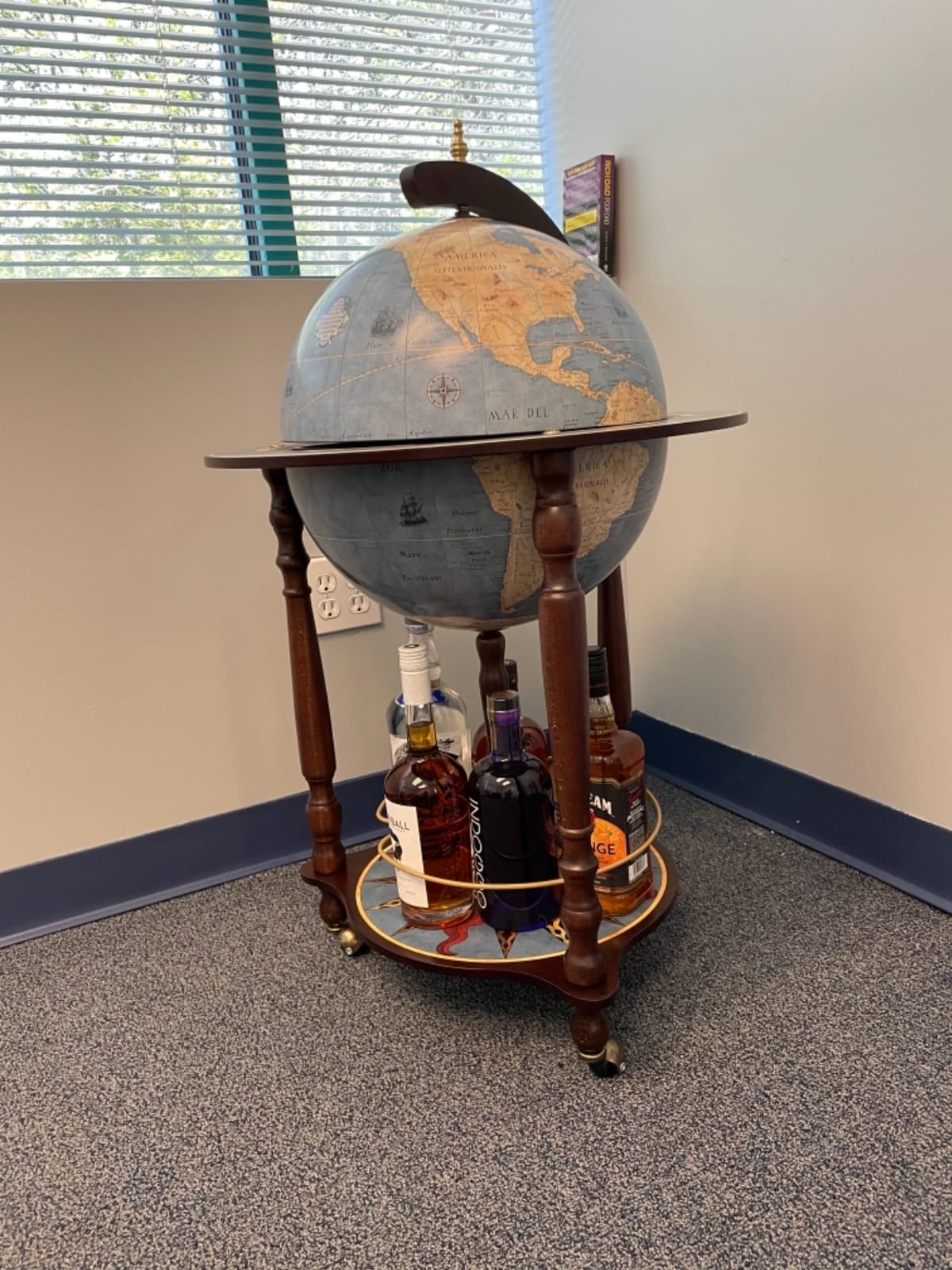 Zoffoli Da Vinci Blue Dust Bar Globe Made in Italy with Certificate of Authenticity customer photo 1