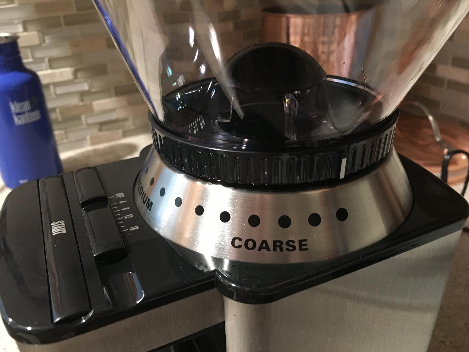 Cuisinart Electric Burr Coffee Grinder, 18-Position Selector, 4-18 Cups | Flat burr coffee bean grinder with 18 options, fine to coarse, & removeable, easy-to-clean 8 oz bean hopper, DBM-8P1 customer photo 2
