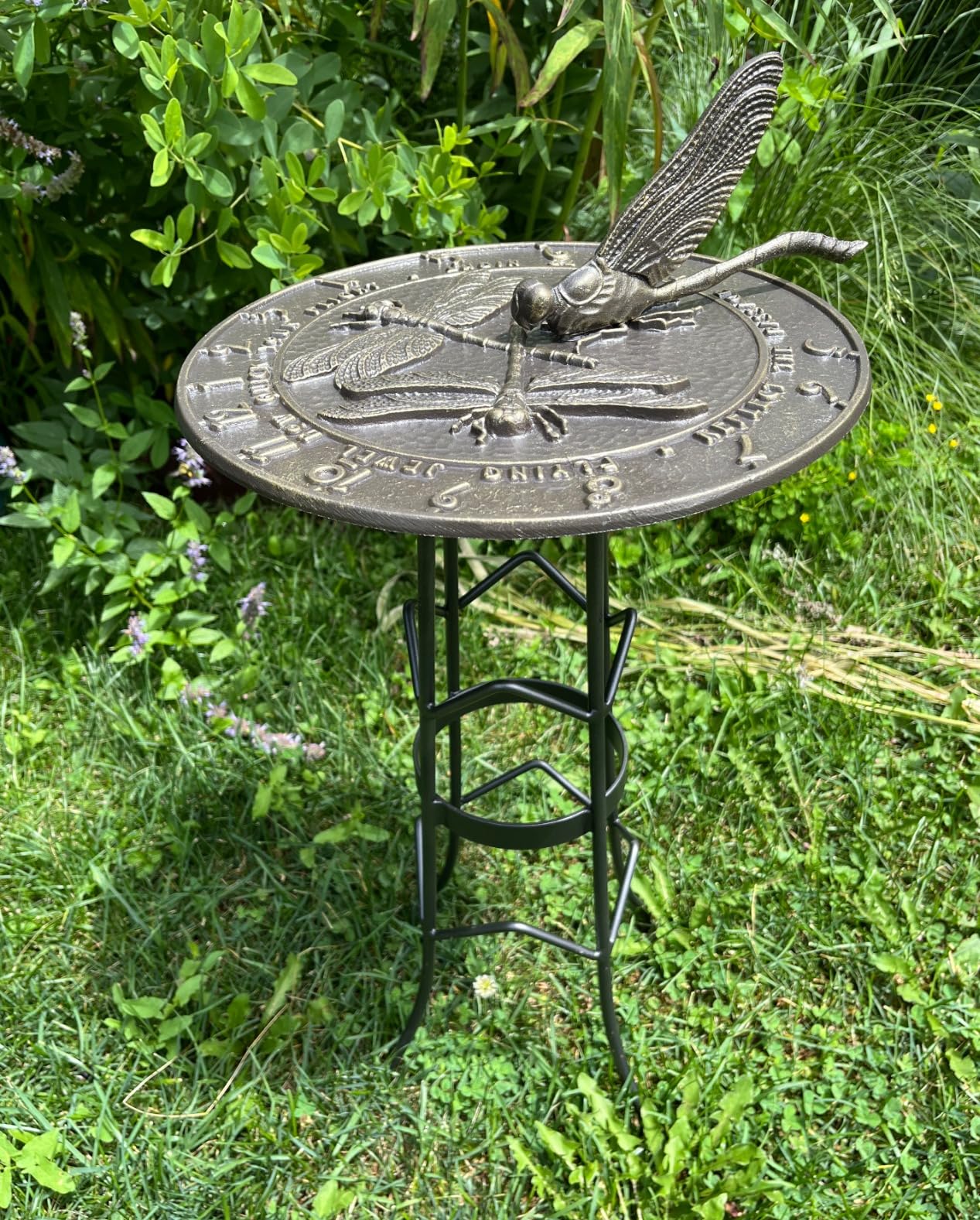 Whitehall Products Dragonfly Sundial, 12