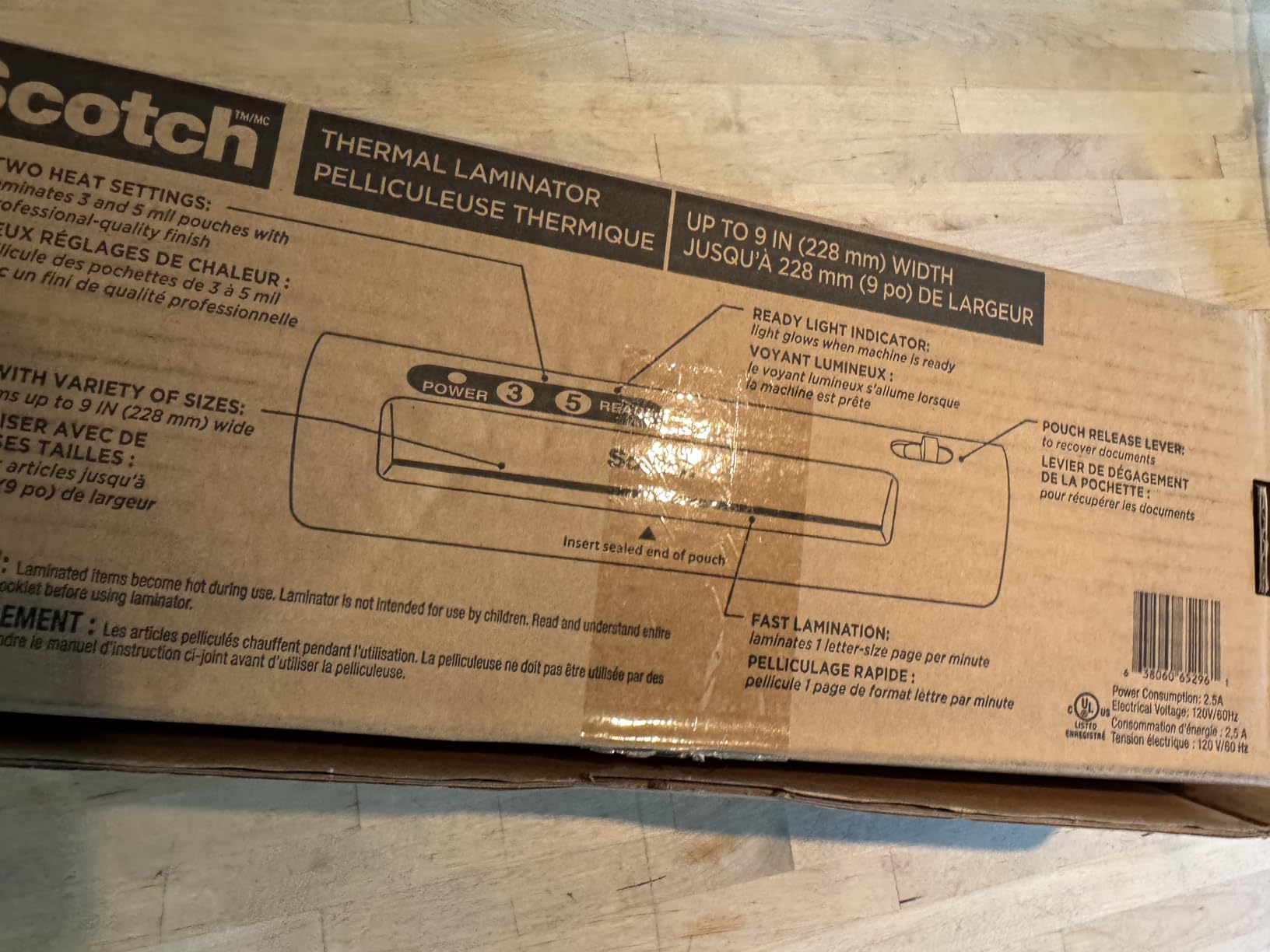 Scotch Thermal Laminator, 2 Roller System for a Professional Finish, Use for Home, Office or School, Suitable for use with Photos (TL901X) customer photo 1
