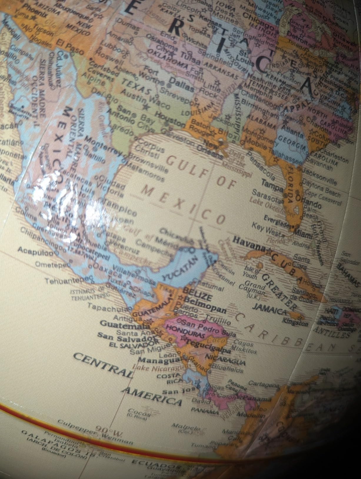 Replogle Globes Franklin World Globe, Antique Ocean, 12-Inch Diameter, Over 4,000 Place Names customer photo 2