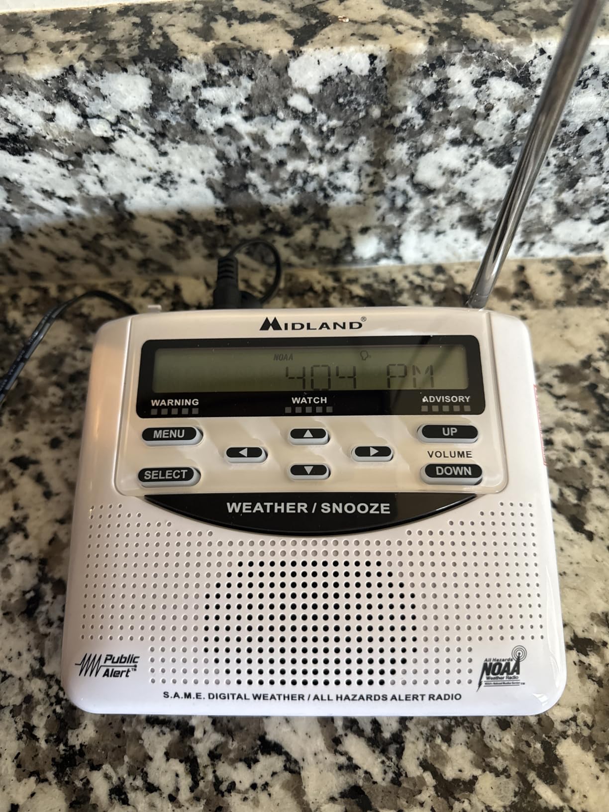 Midland - WR120B - NOAA Emergency Weather Alert Radio customer photo 2