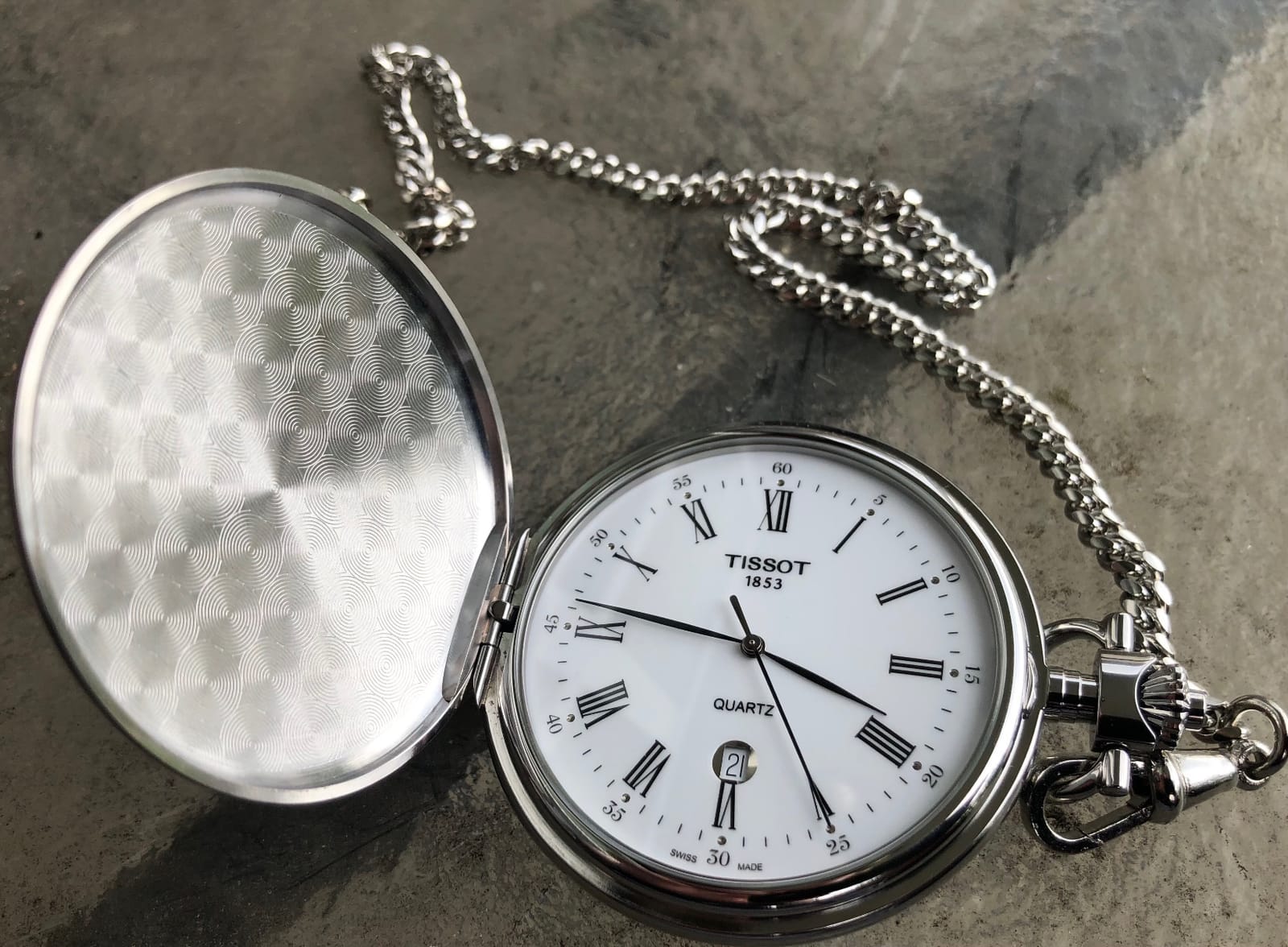 Tissot Unisex-Adult Savonnettes Quartz Stainless Steel Specialities Silver T83655313 customer photo 2