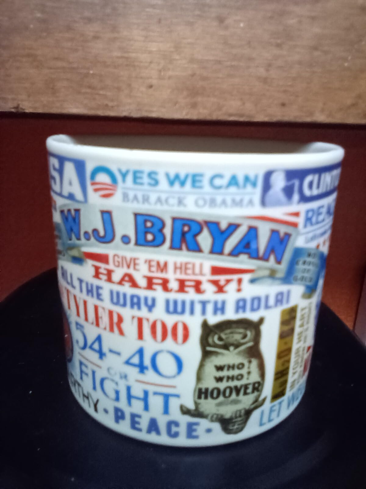 The Unemployed Philosophers Guild Presidential Slogan Coffee Mug - From