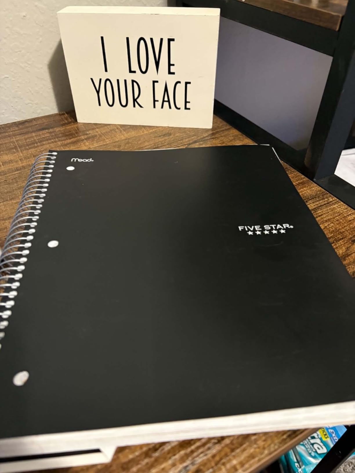 Five Star Spiral Notebook + Study App, 5 Subject, College Ruled Paper, 8-1/2