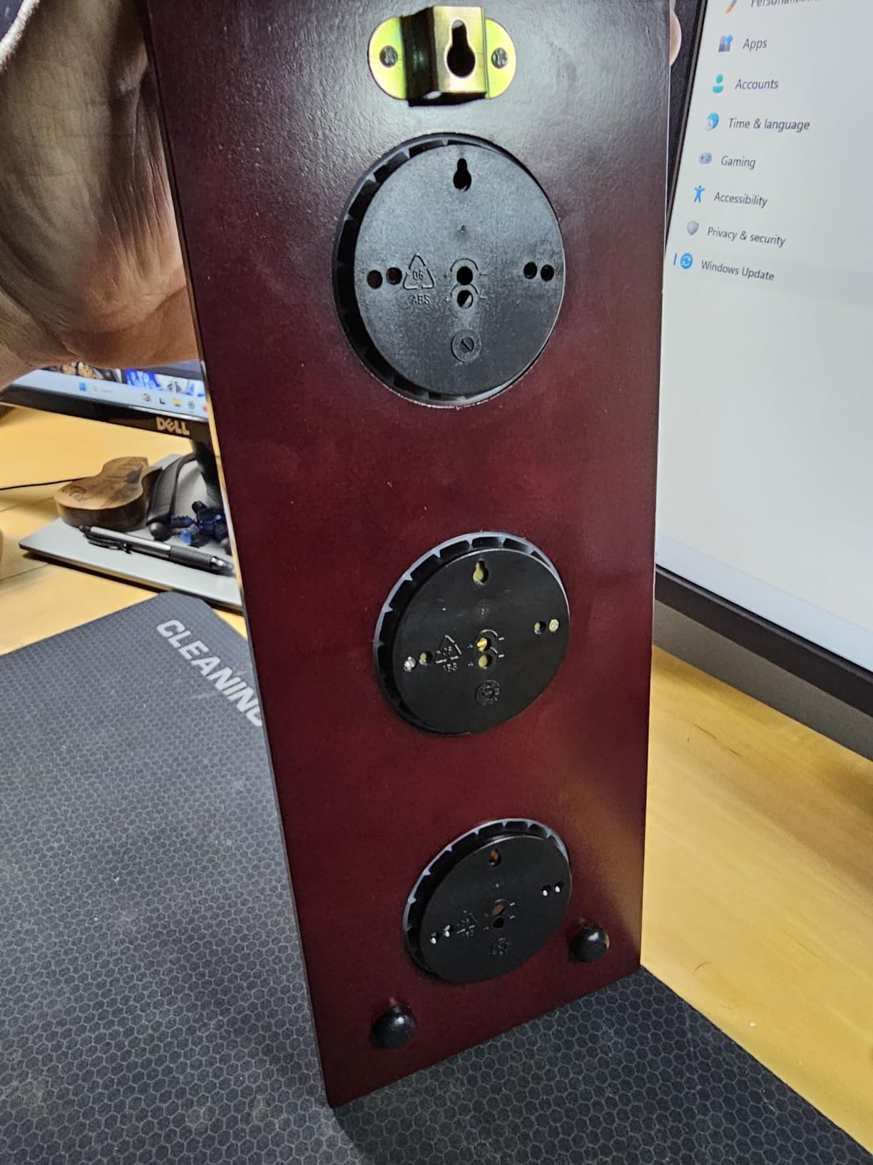 Ambient Weather YG315 Cherry Finish Dial Traditional Weather Station customer photo 1