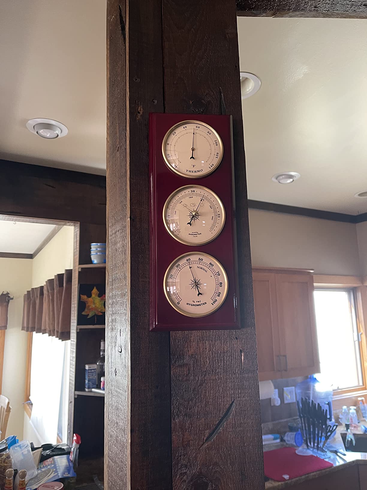 Ambient Weather YG315 Cherry Finish Dial Traditional Weather Station customer photo 2