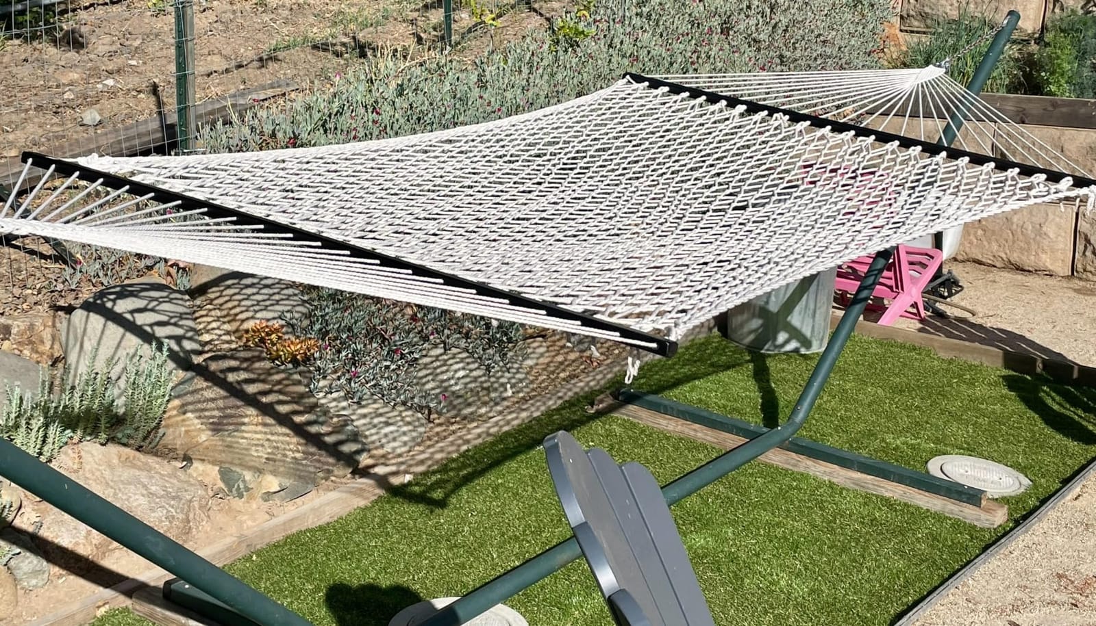 Best Choice Products 2-Person Double Hammock, Outdoor Woven Cotton Rope Hammocks for Backyard, Patio w/ Spreader Bars, Carrying Case, 450 lb Capacity customer photo 1