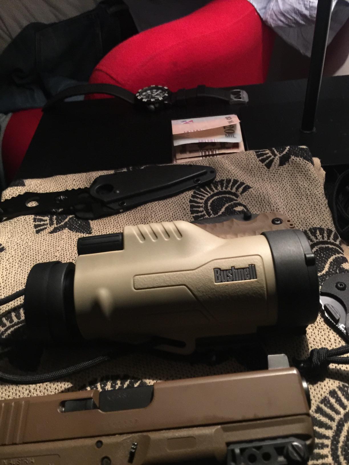Bushnell Legend 10x42 Ultra HD Tactical Monocular, Mil-Hash FDE Reticle for Accurate Ranging and Target Acquisition customer photo 2