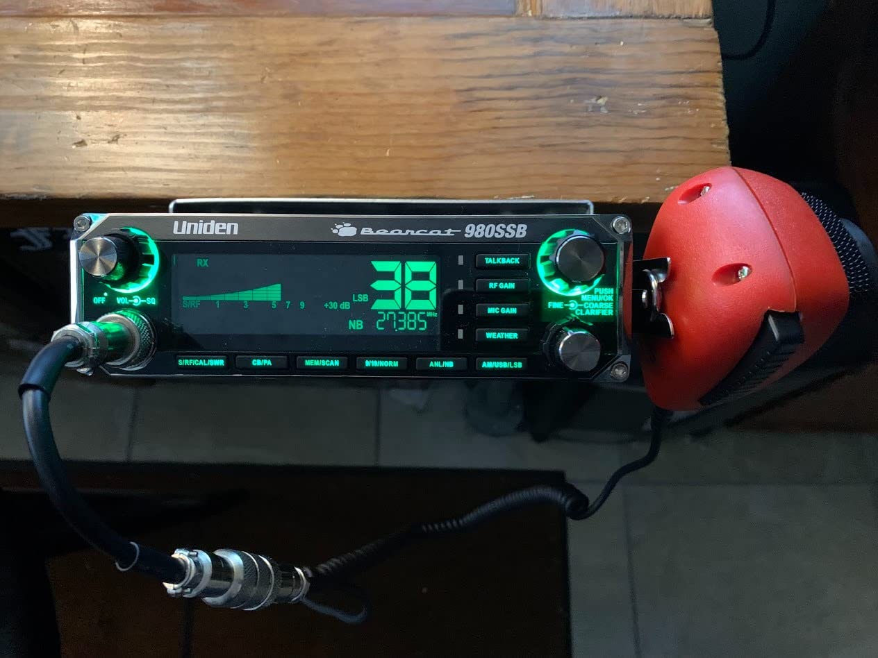 Uniden BEARCAT 980 40-Channel SSB CB Radio with Sideband NOAA WeatherBand, 7-Color Digital Display PA/CB Switch and Noise Cancelling Mic, Wireless Mic Compatible customer photo 2