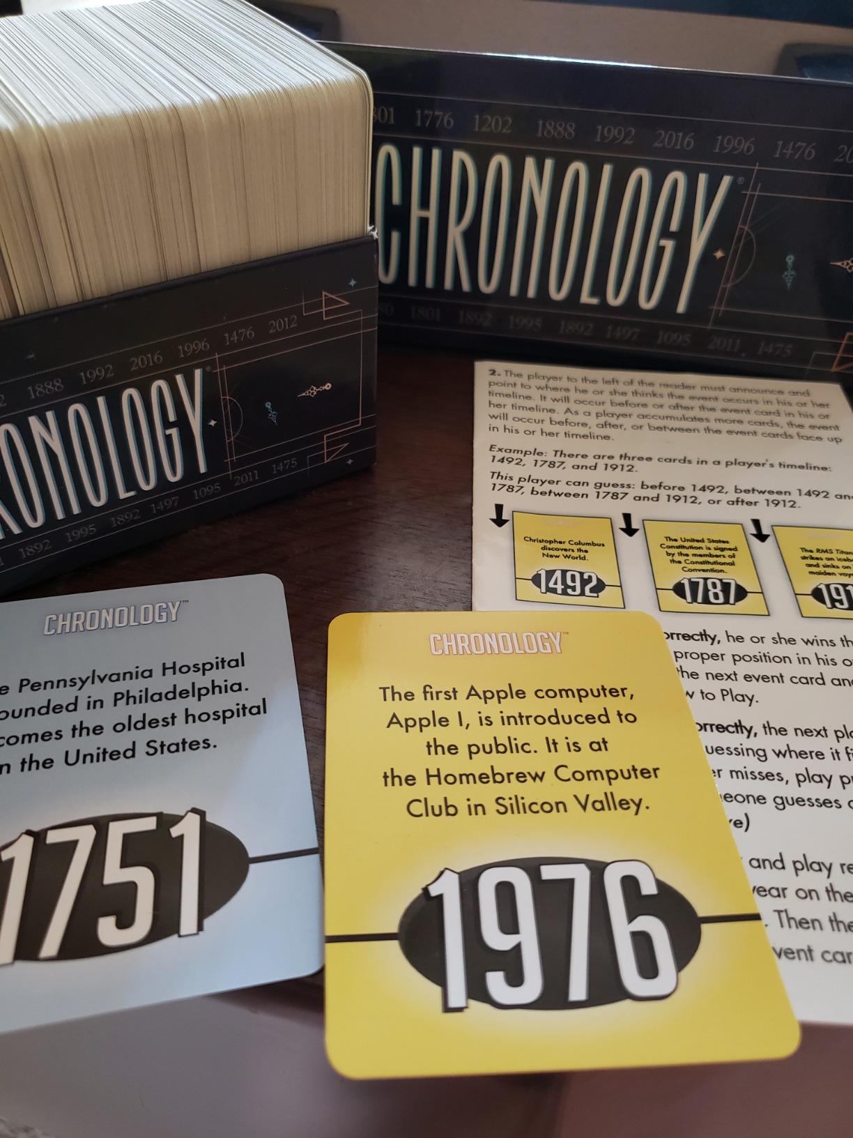 Buffalo Games - Chronology - The Game Where You Make History - Historical Timeline Trivia for 2+ Players, Ages 14+ customer photo 2