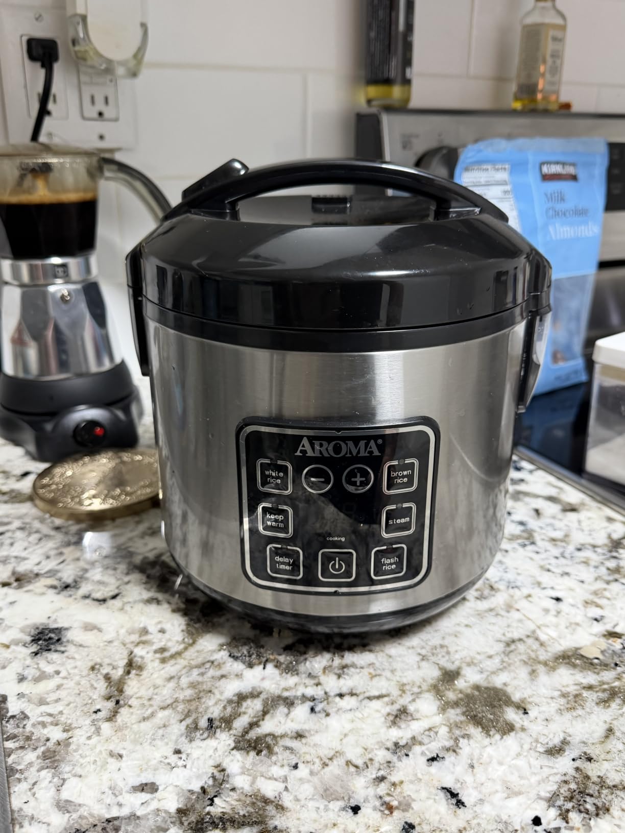 AROMA Digital Rice Cooker, 4-Cup (Uncooked) / 8-Cup (Cooked), Steamer, Grain Cooker, Multicooker, 2 Qt, Stainless Steel Exterior, ARC-914SBD customer photo 1