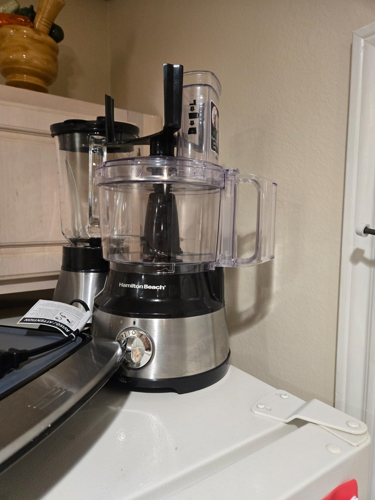 Hamilton Beach Food Processor & Vegetable Chopper for Slicing, Shredding, Mincing, and Puree, 10 Cups + Easy Clean Bowl Scraper, Black and Stainless Steel (70730) customer photo 2