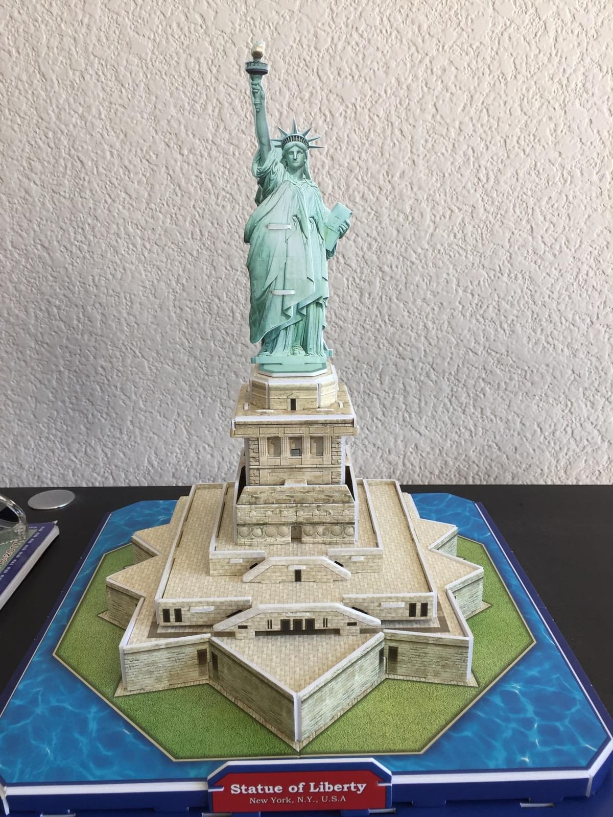 3D Puzzle Statue of Liberty - DIY Architecture Building Model Kit | Realistic Replica, No Glue | Educational Toy for Kids & Adults | New York Landmark Decor customer photo 1