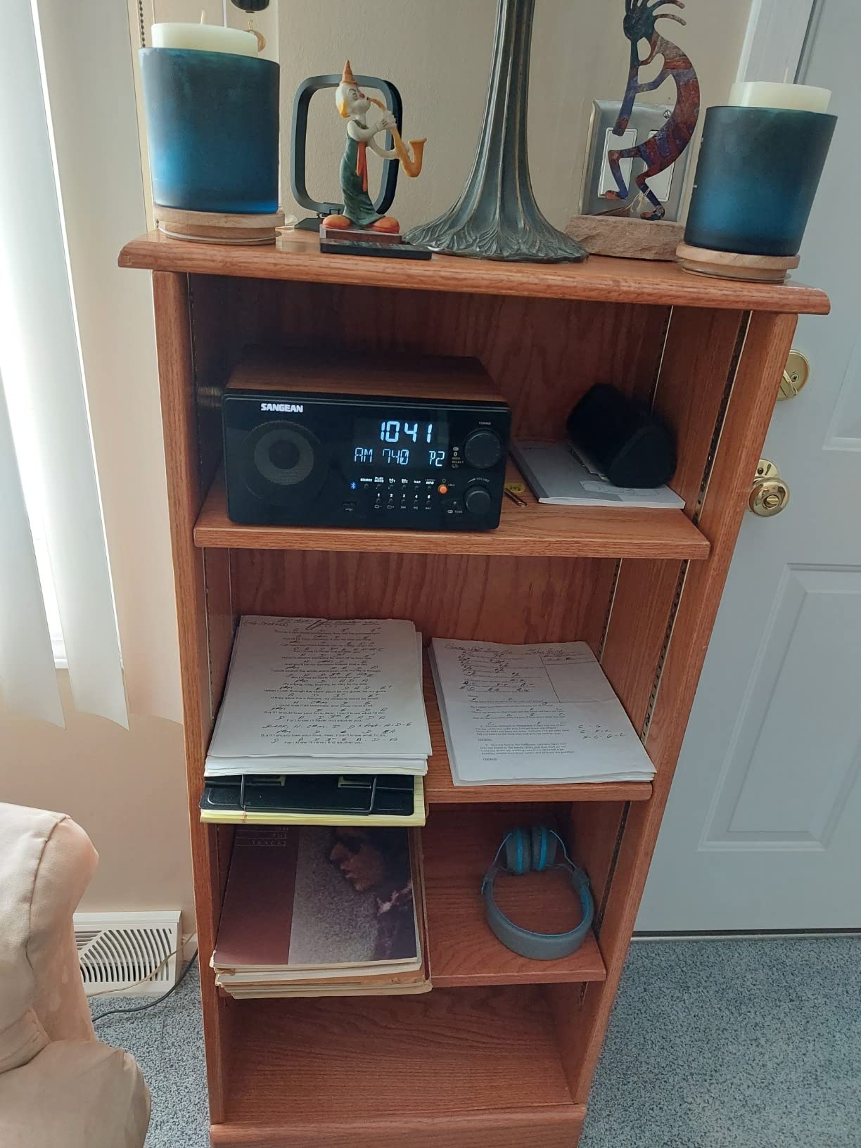 Sangean WR-22WL AM/FM-RDS/Bluetooth/USB Table-Top Digital Tuning Receiver (Walnut) customer photo 1