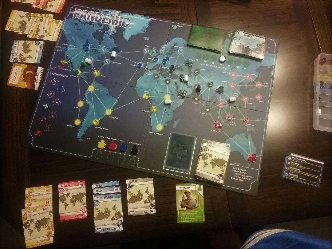 Pandemic Board Game - Cooperative Strategy for Adults & Families, Stop Global Disease Outbreaks, Adult Board Games, Teamwork & Strategy, Fun for Adults, 2-4 Players Ages 8+, 45-60 Minute Playtime customer photo 2