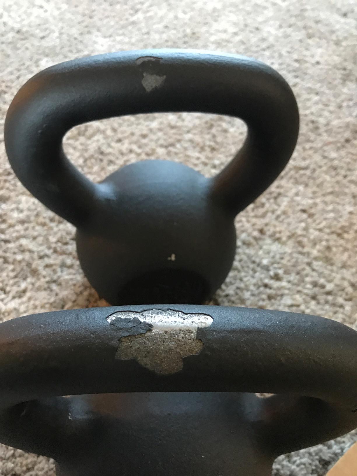 Yes4All Kettlebell Sets, 5 - 10 - 15 - 20 - 25 - 30 LB Cast Iron Strength Training Kettlebells customer photo 2