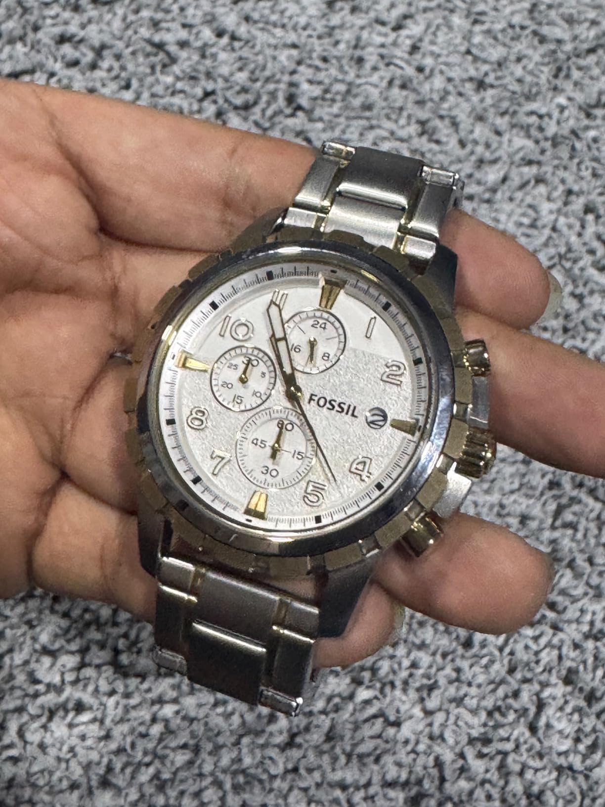 Men's Watch, Dean Quartz Stainless Steel Chronograph Watch for Men customer photo 2