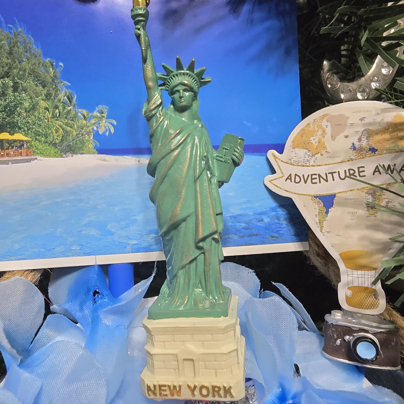 Mini Statue of Liberty Figurine with Copper Tint; Statue of Liberty Souvenir (3.9 Inches) customer photo 2