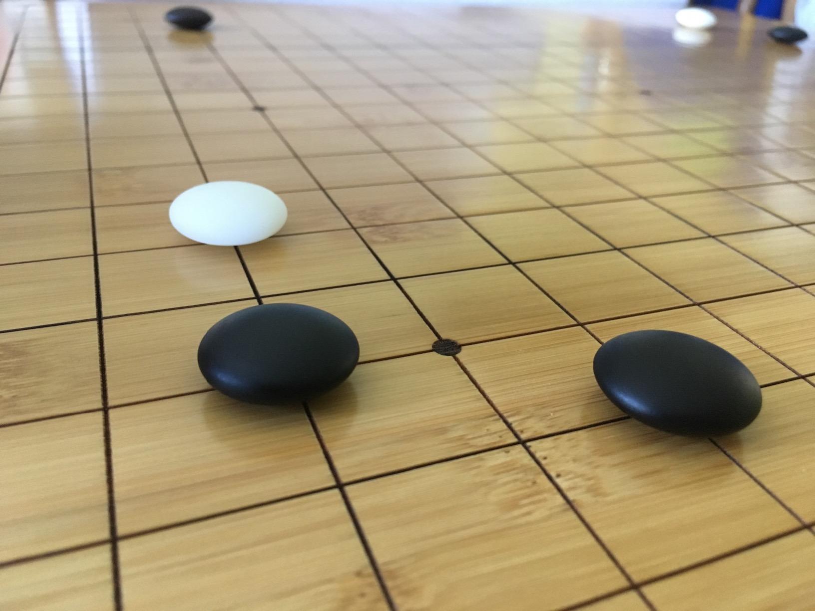 Yellow Mountain Imports Bamboo 0.8-Inch Etched Reversible 19x19 / 13x13 Go Game Set Board with 9.2mm Double Convex Yunzi Stones and Bamboo Wood Bowls Set - Classic Strategy Board Game (Baduk/Weiqi) customer photo 1