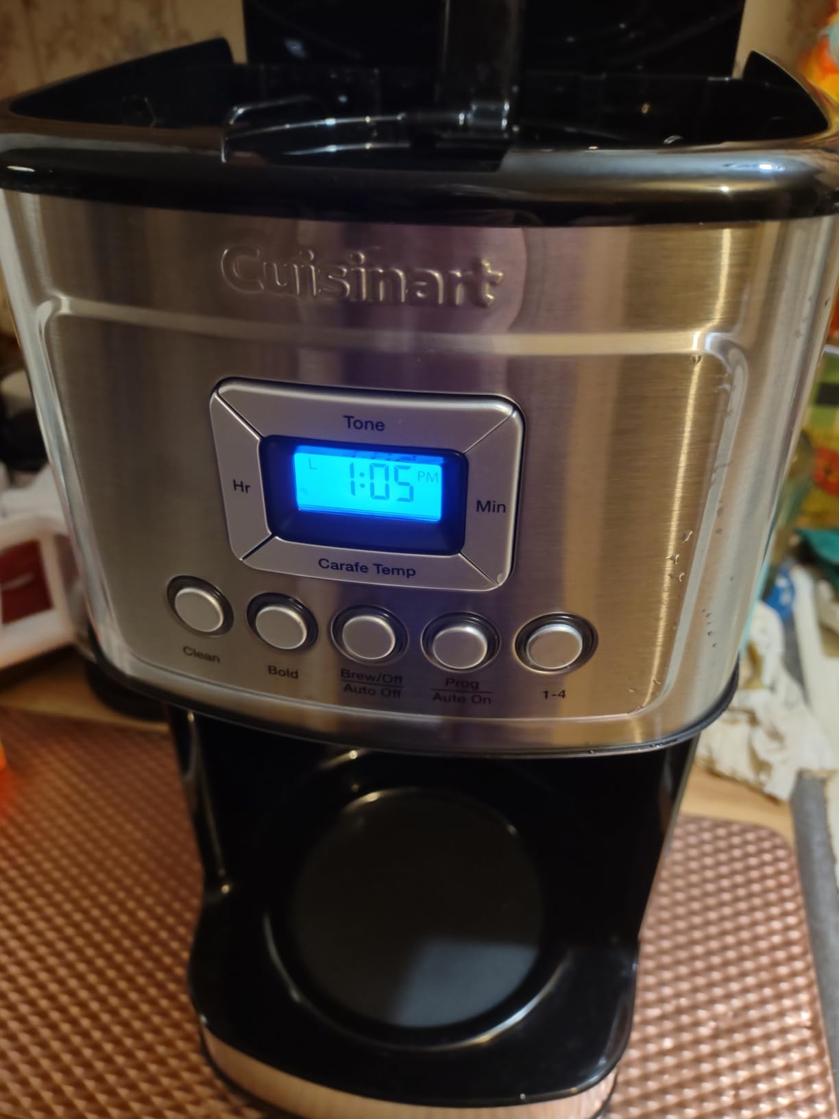 Cuisinart 14-Cup Coffee Maker, Programmable PerfecTemp Glass Carafe Coffee Machine with 1-4 Cup Setting, Brew Strength Control and Pause, Stainless Steel, DCC-3200NAS customer photo 1