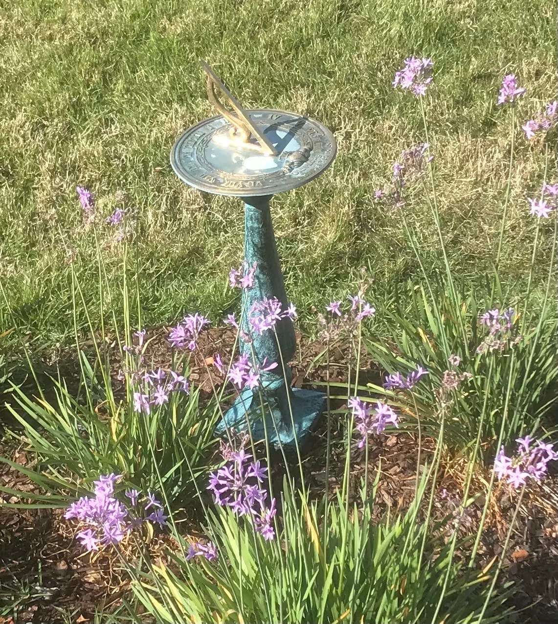BestNest Rome Grow Old with Me Sundial and Baluster Pedestal customer photo 1