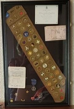 Large Pin Display Case - 25 X 16 Pin Collection Display with 98% UV Protection Acrylic Door for Military Medals, Beach Tags, Jewelry Pins, Pin Gift, Insignia Ribbons, Pin Enthusiast Collectibles customer photo 2