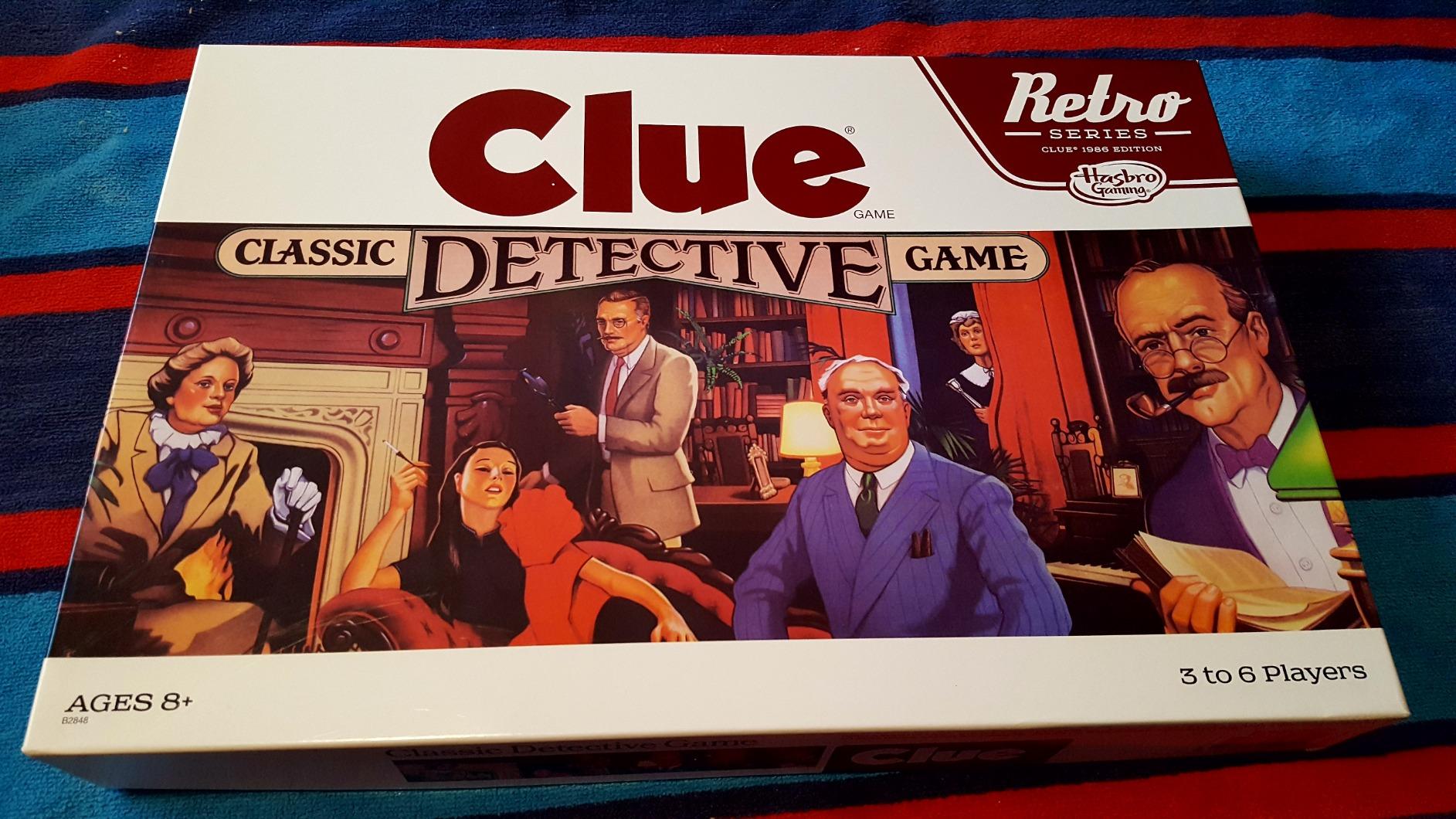 Hasbro Gaming Retro Series Clue 1986 Edition Board Game, Classic Mystery Game for Kids, Family Board Games for 3-6 Players, Ages 8+ customer photo 1